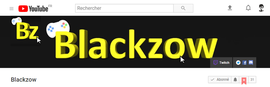 Chaine BlackZow Youtube